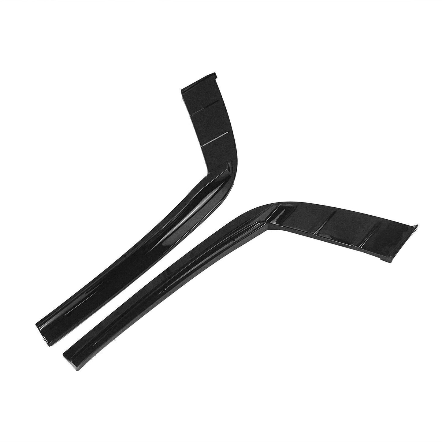 Black Rear Bumper Diffuser W/Light +Side Splitter Set For Honda Accord 2018-2022