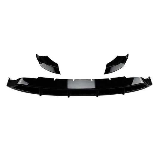 Front Bumper Spoiler Lip For Mercedes GLC Class X254 2023+ GLC260 300 AMG Black