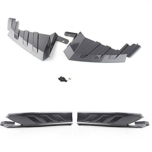 1Set Car Rear Bumper Side Cover Trim Kit Silver For Honda Accord 10th 2018-2020