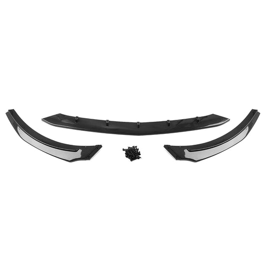 Car Front Bumper Spoiler Lip For Benz CLA Class W117 2017-2019 Sport Carbon Look