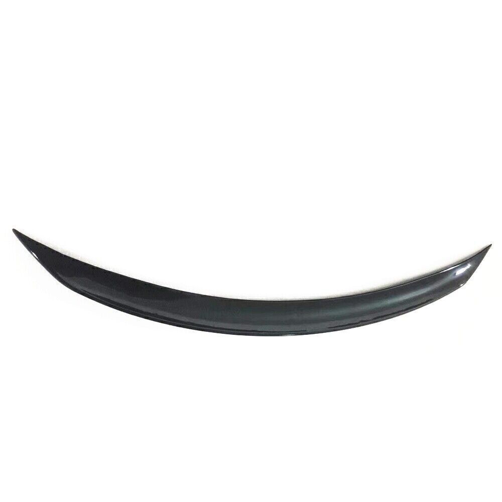 1x Gloss Black Rear Trunk Spoiler Lip For Mercedes Benz E-Coupe 2018 2019-2021