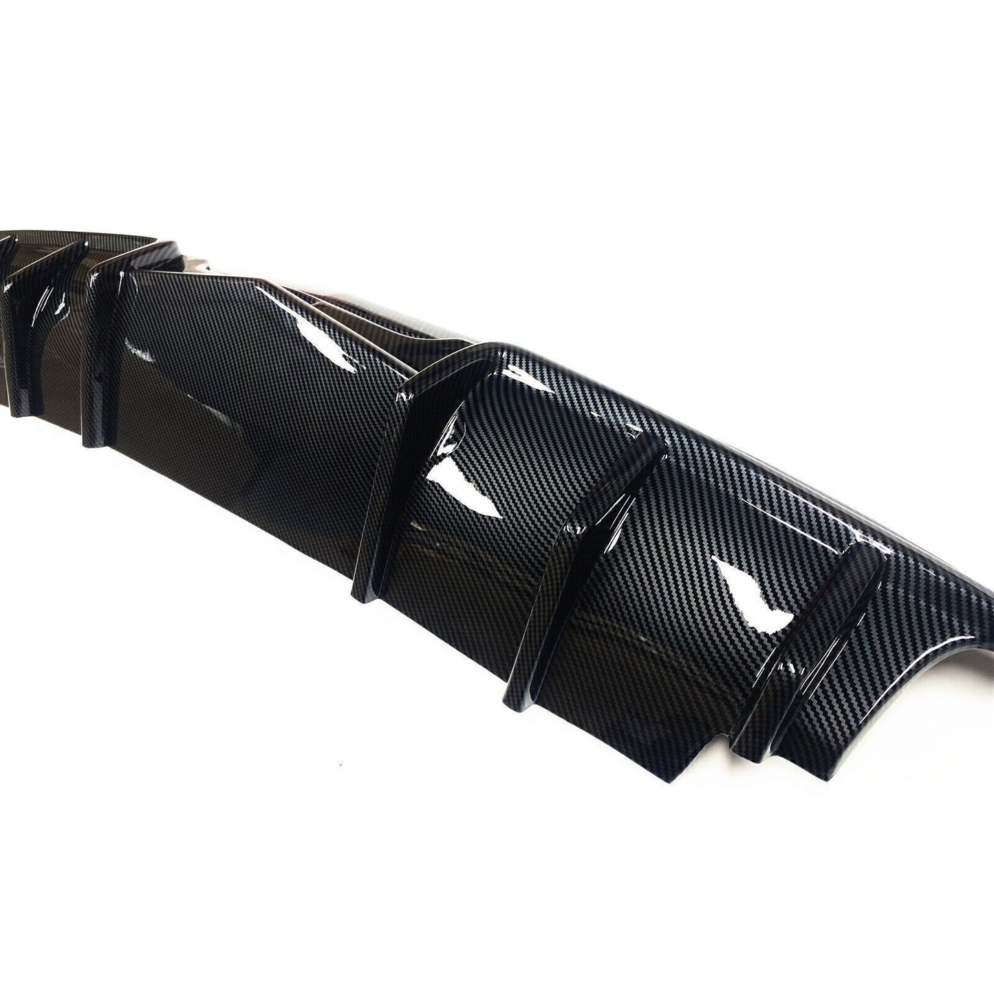 Carbon Fiber Look Car Rear Bumper Diffuser Lip For Cadillac CT6 2016 2017-2020