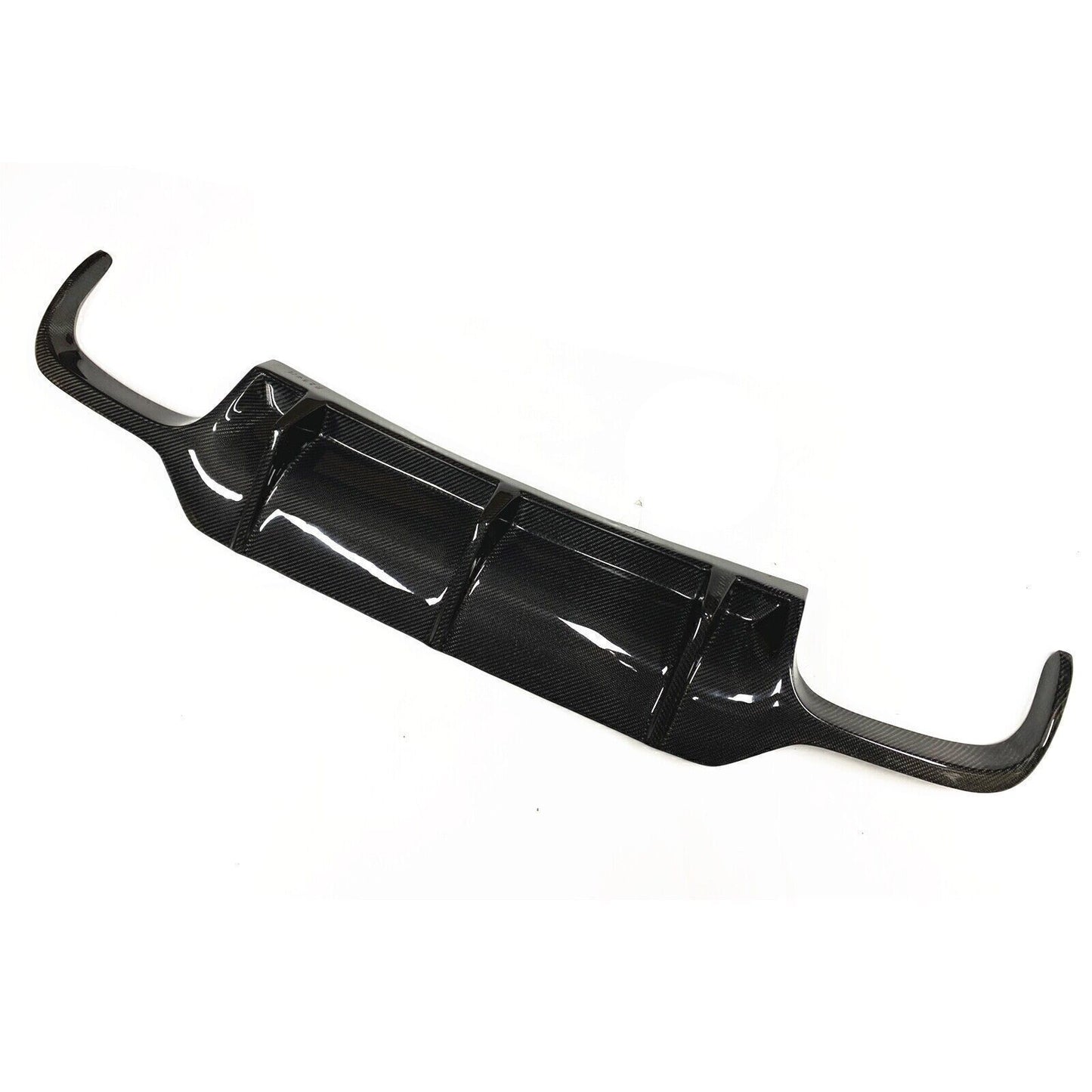 Rear Bumper Diffuser Lip For Mercedes Benz R230 SL63 SL65 AMG Carbon Fiber Black