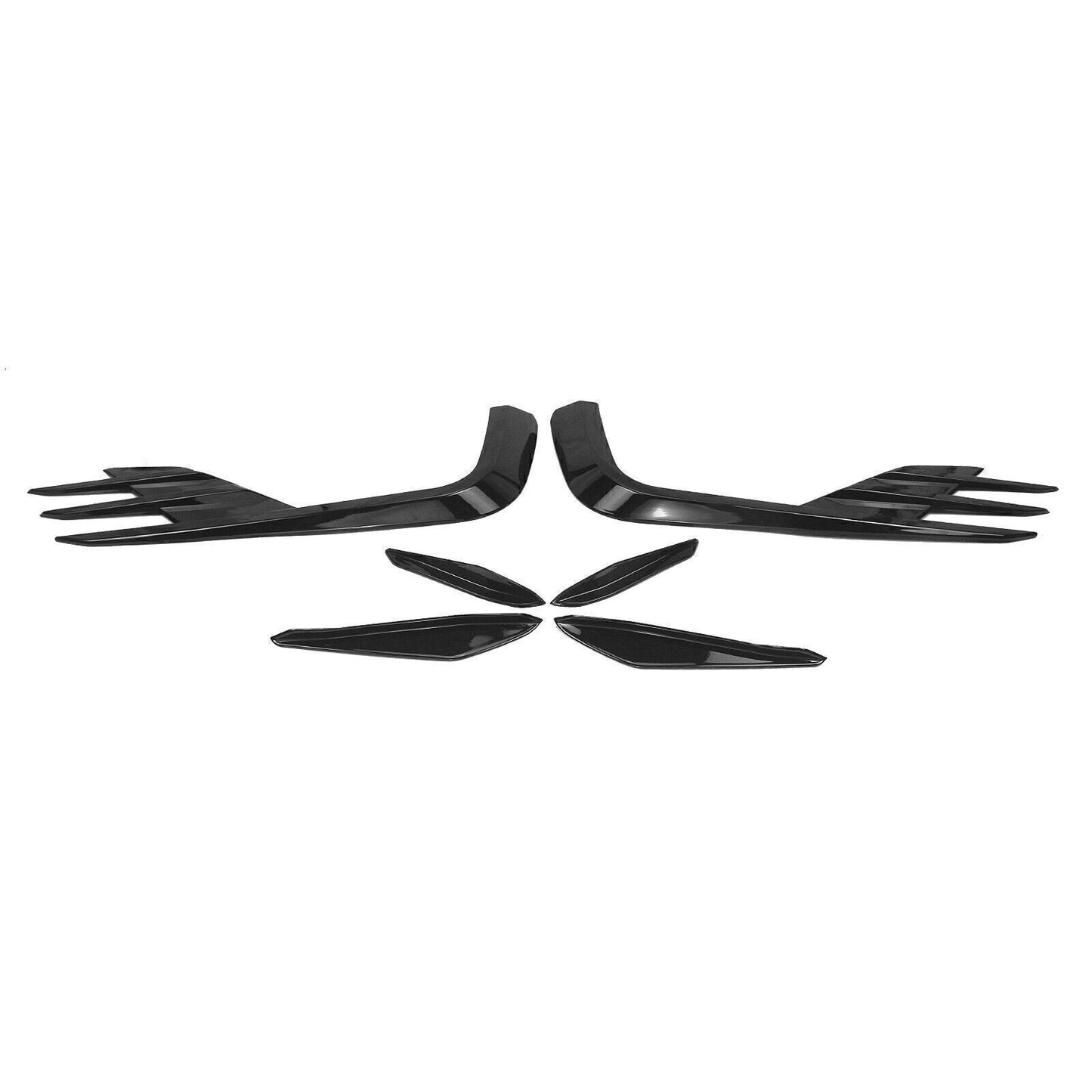 Front Spoiler Rear Diffuser Spliitter Vent Trim Kit For Accord Yofer 2021 White