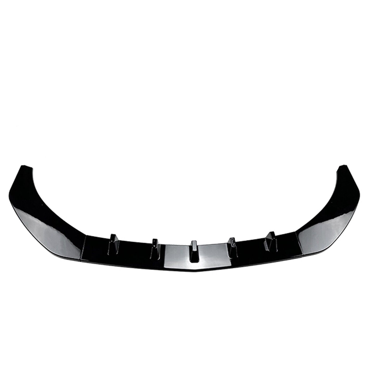 Front Bumper Spoiler Lip For Benz C117 CLA200 CLA260 CLA45 AMG 2016-2019 Black