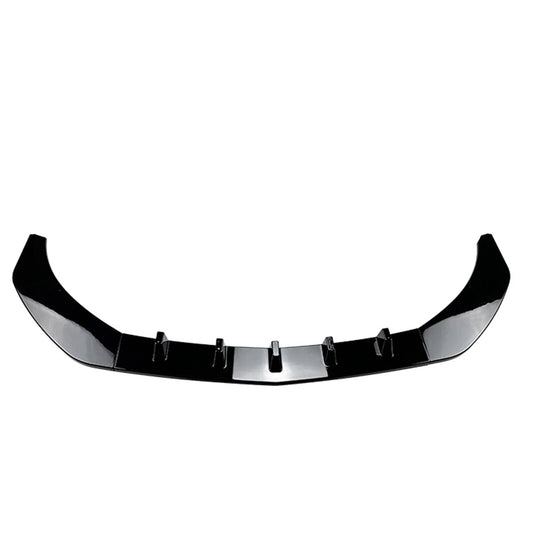 Front Bumper Spoiler Lip For Benz C117 CLA200 CLA260 CLA45 AMG 2016-2019 Black