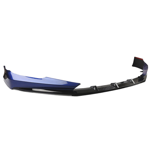 1Set Car Front Bumper Spoiler Lip Splitter For Honda Accord 2021-22 AKASAKA Blue