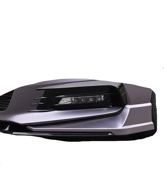 2Pcs Front Bumper Side Corner Cover Molding Trim For Honda Accord 2018-2019 Gray