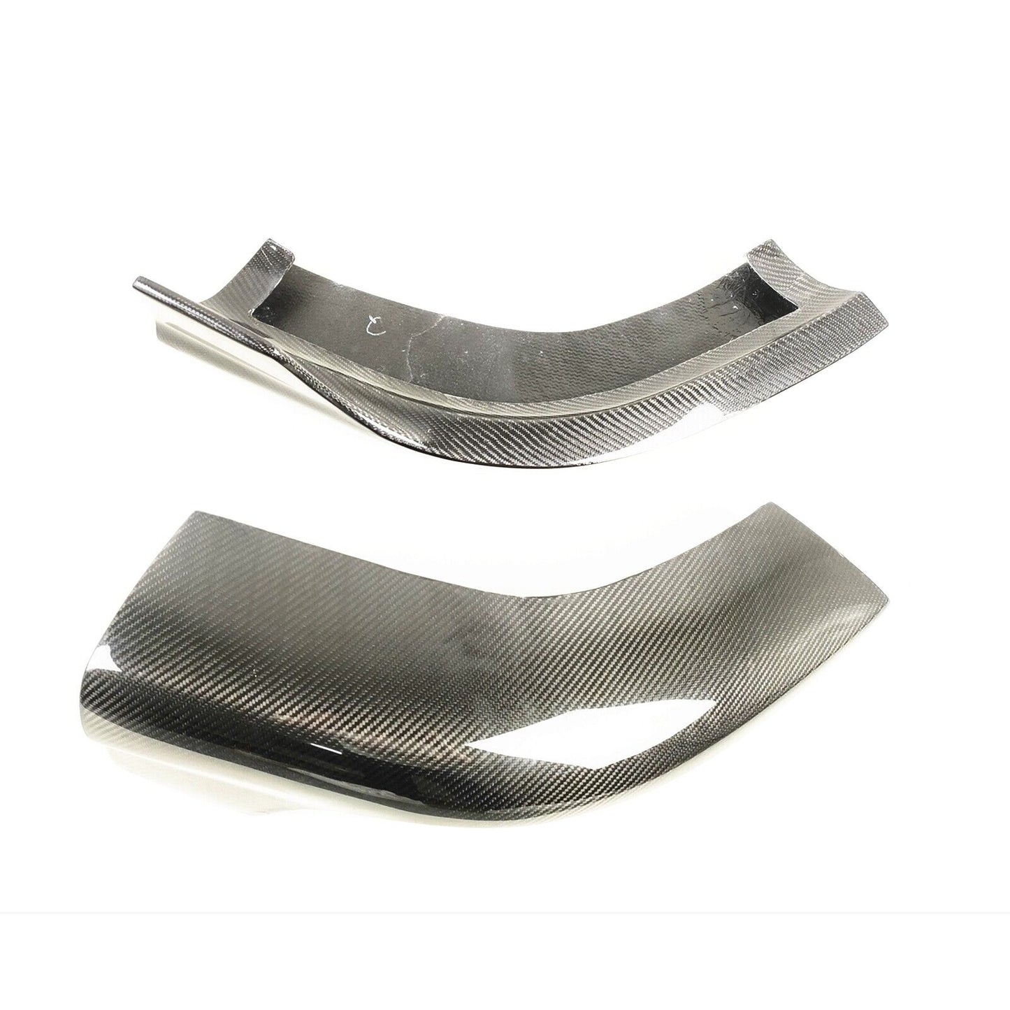 Carbon Fiber Front Bumper Spoiler Lip For Mercedes Benz W218 CLS63 R 2011-2014