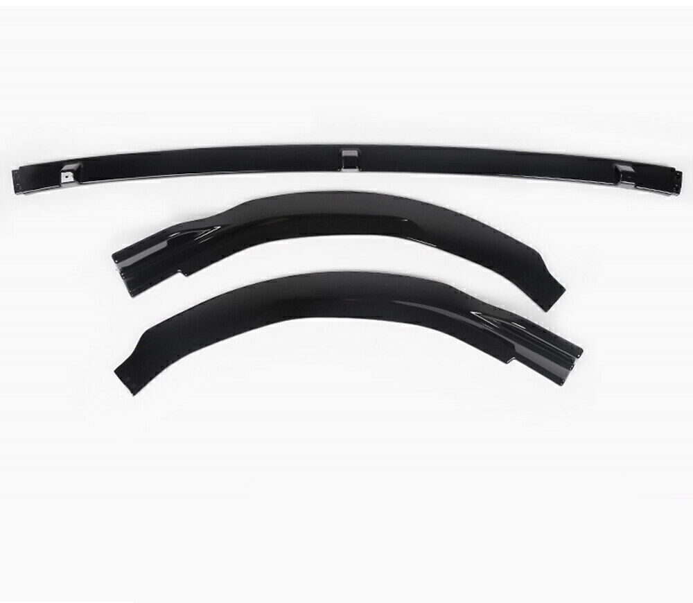 Gloss Black Front Bumper Spoiler Splitter Lip For Toyota Camry L LE XLE 2018-19