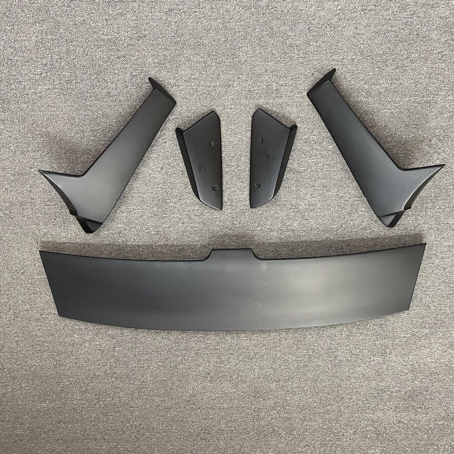 5x Rear Trunk Spoiler Wing For VW Golf7 MK7 MK7.5 GTI GTD 2014-2020 Matte Black