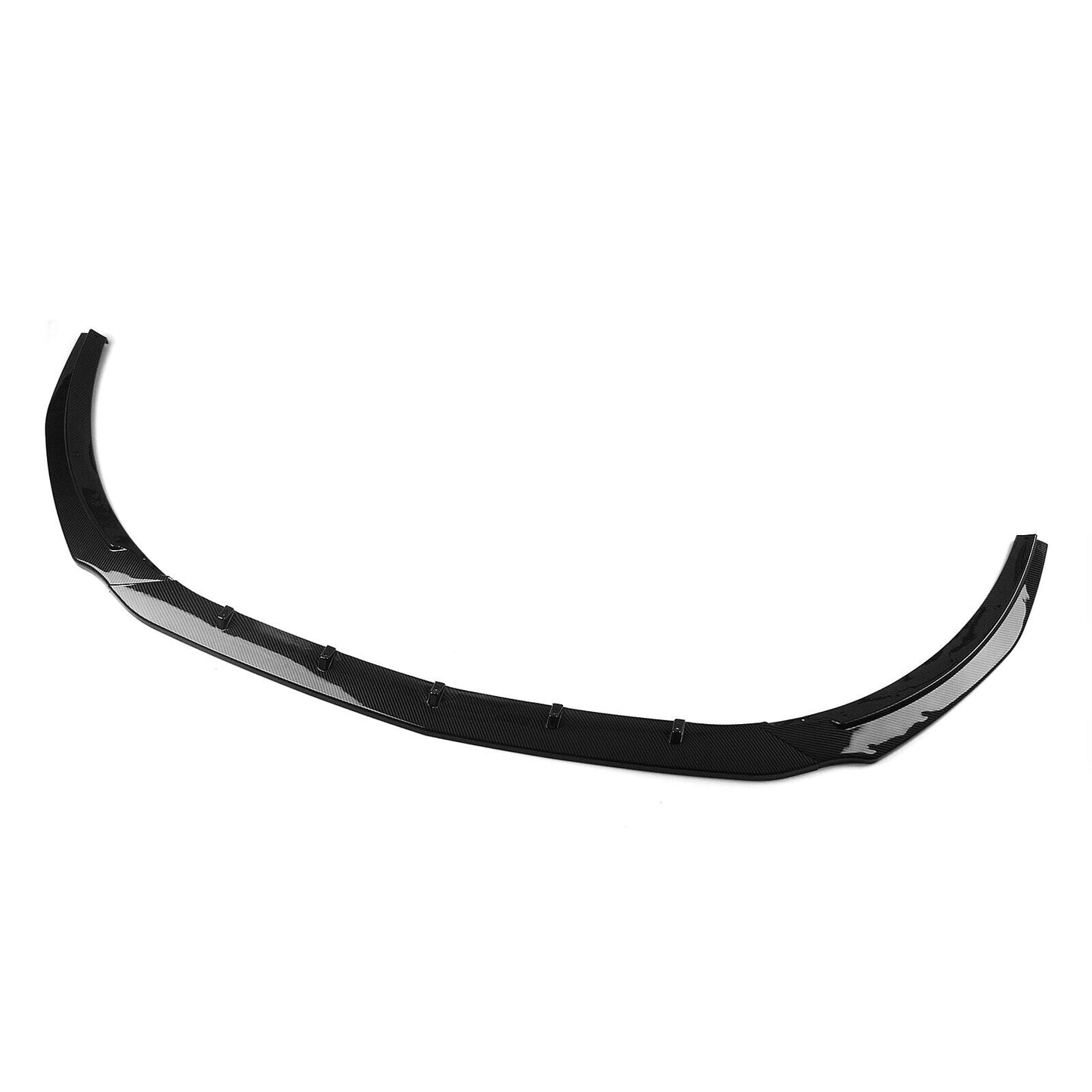 Car Front Bumper Spoiler Lip For Benz CLA Class W117 2017-2019 Sport Carbon Look