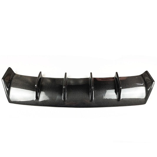 Black Carbon Fiber Rear Bumper Diffuser Shark Fins For Lexus IS300 IS350 Sport