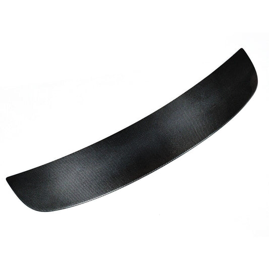 1Pc Real Carbon Fiber Rear Trunk Spoiler Wing Lip For Tesla Model X 2016-2022
