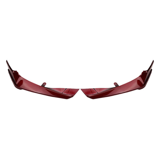 2Pcs Red Front Bumper Spoiler Side Molding Trim For Honda Accord 10th 2018-2020