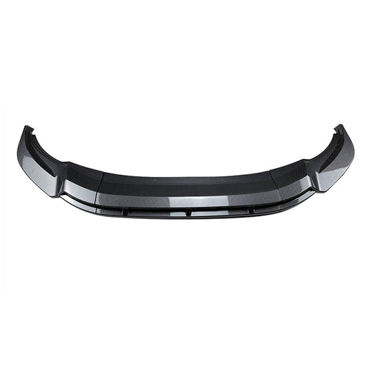 Front Bumper Spoiler Lip For Volkswagen Tiguan Rline 2021 2022-2023 Carbon Look