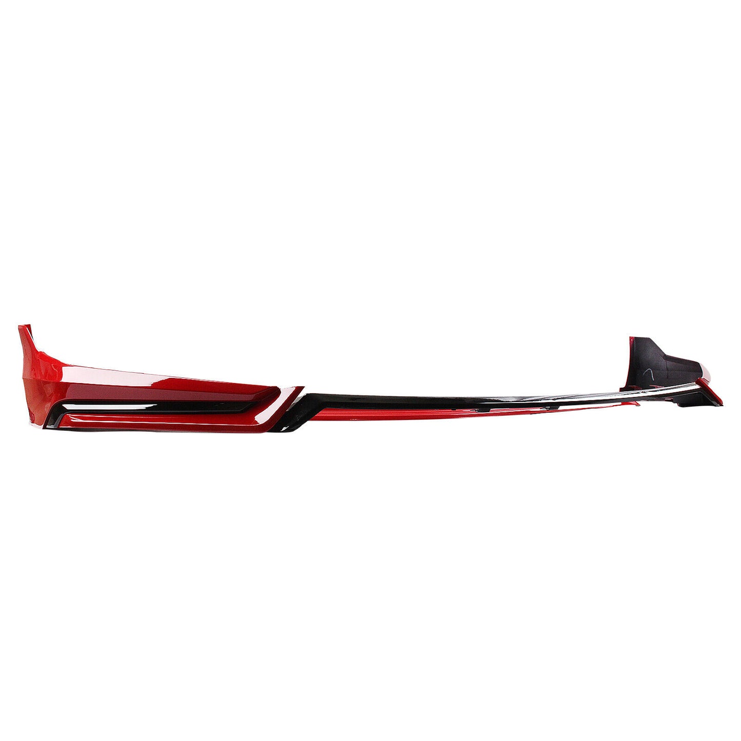 Car Front Bumper Spoiler Lip Side Cover Red For Honda Civic 11th 2022-2024 YOFER