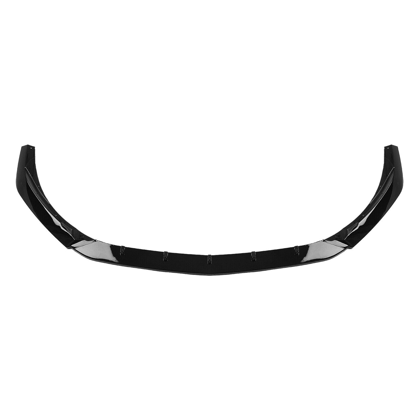 Front Bumper Spoiler Lip For Benz A Class W176 A200 A250 A45 AMG 2015-2018 Black