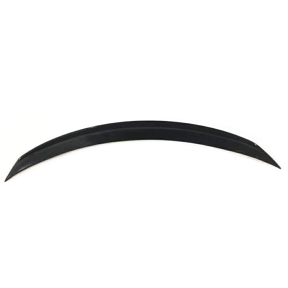 1x Gloss Black Rear Trunk Spoiler Lip For Mercedes Benz E-Coupe 2018 2019-2021