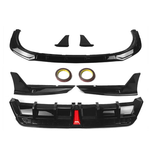 Car Rear Bumper Diffuser Lip Front Spoiler Set For Toyota Camry SE XSE 2018-2024