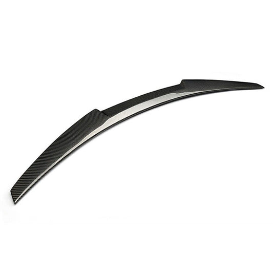 1 Set Rear Trunk Spoiler Wing Fit For Audi A6 C7 Sedan 2012-2018 Carbon Fiber