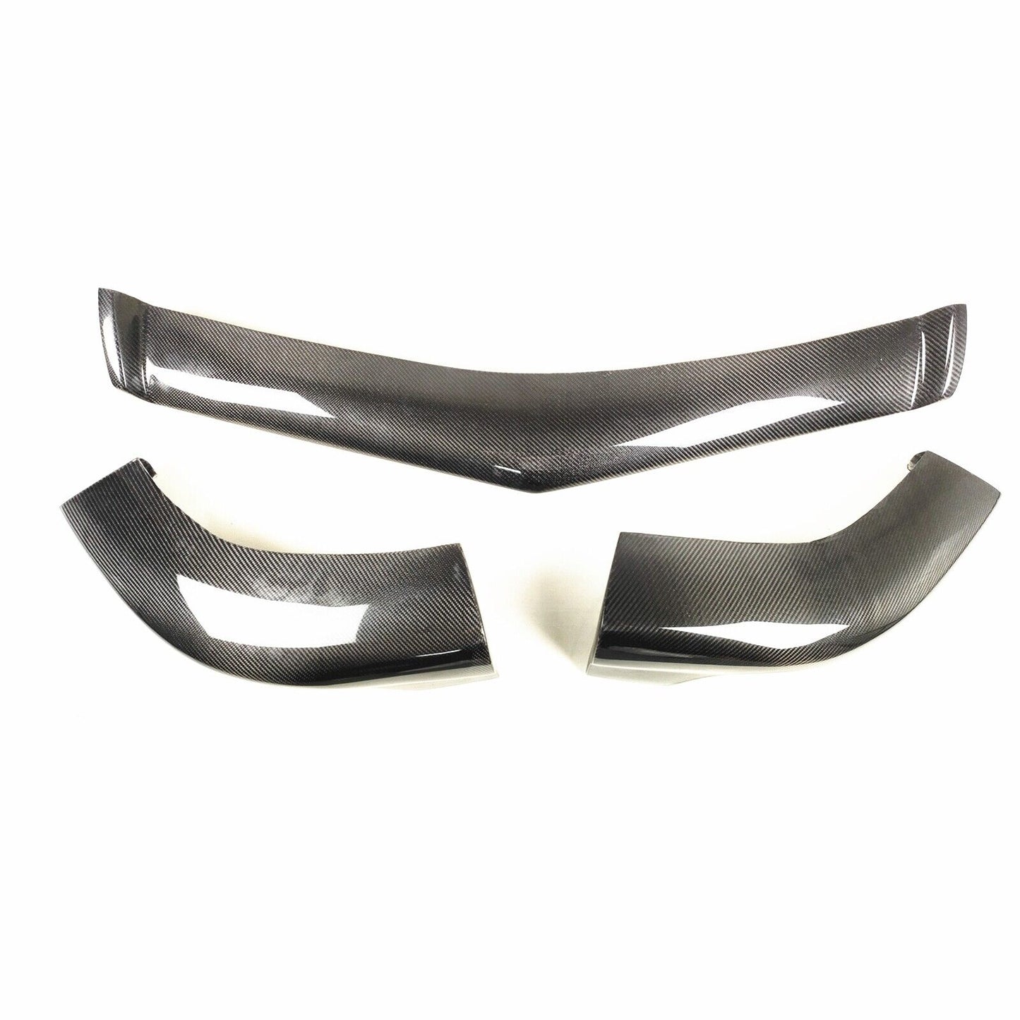 Carbon Fiber Front Bumper Spoiler Lip For Mercedes Benz W218 CLS63 R 2011-2014