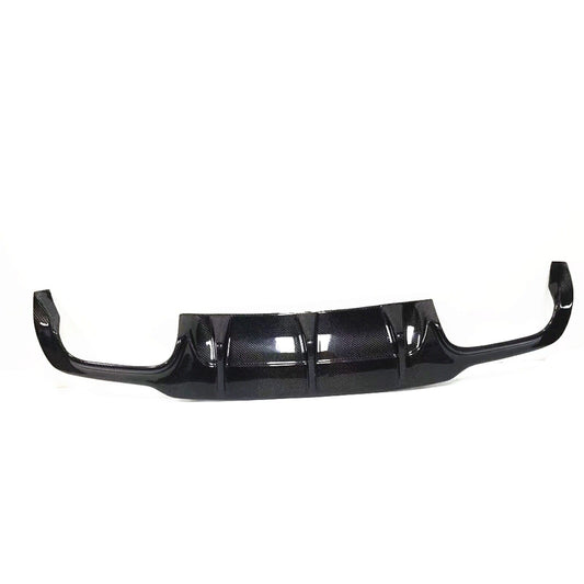 1x Carbon Fiber Rear Bumper Diffuser Lip For Benz W204 C63 AMG 2012 2013-2014