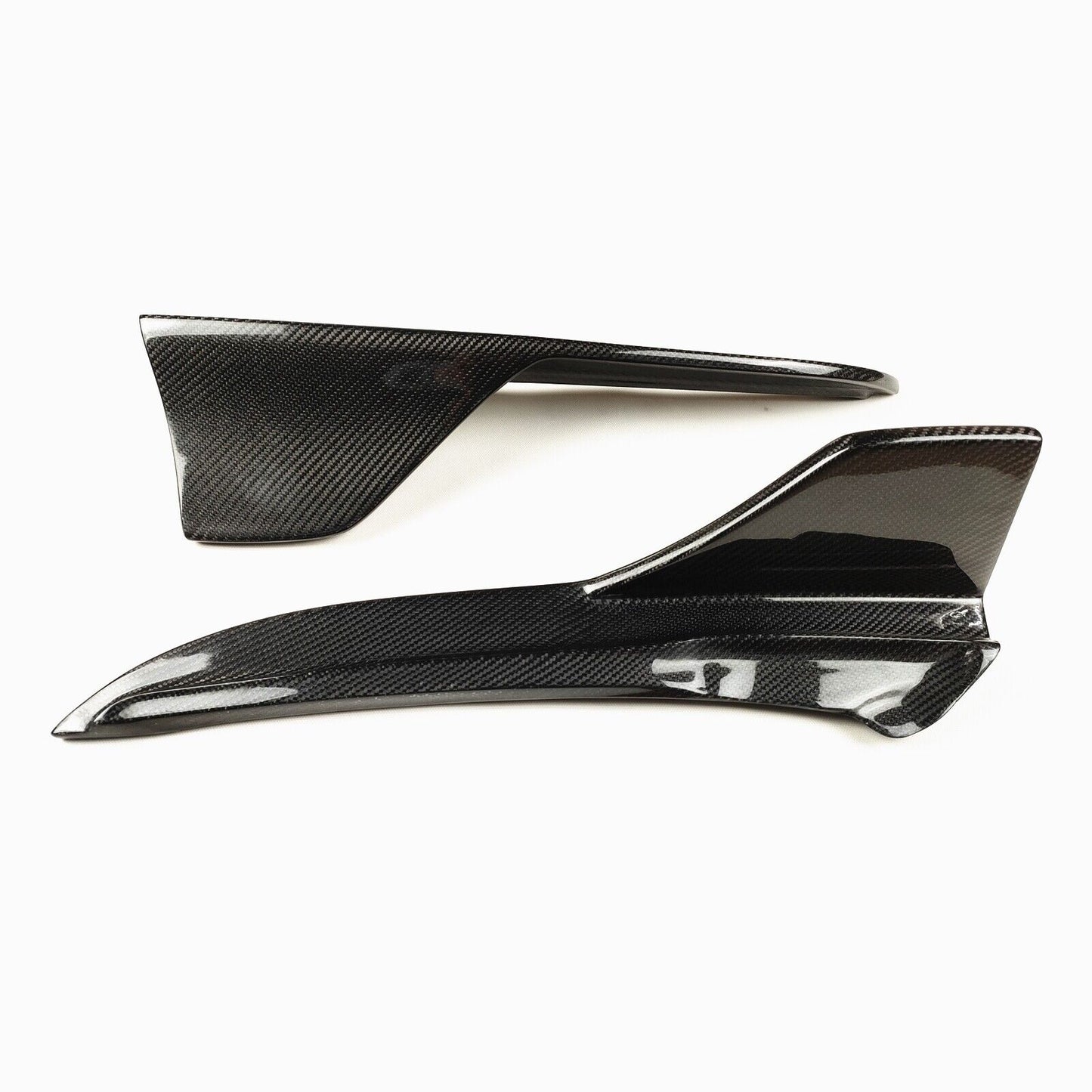 Carbon Fiber Rear Side Splitter Cover For Lexus IS300 IS350 F Sport 2017-2019