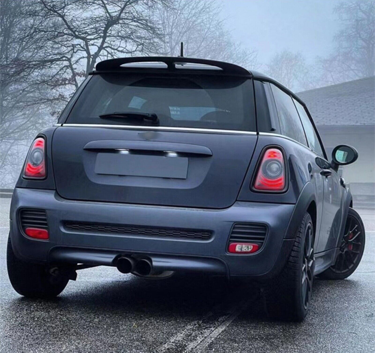 Rear Trunk Spoiler Roof Lid Wing For Mini Cooper R56 R57 R58 2007-2013 JCW Black