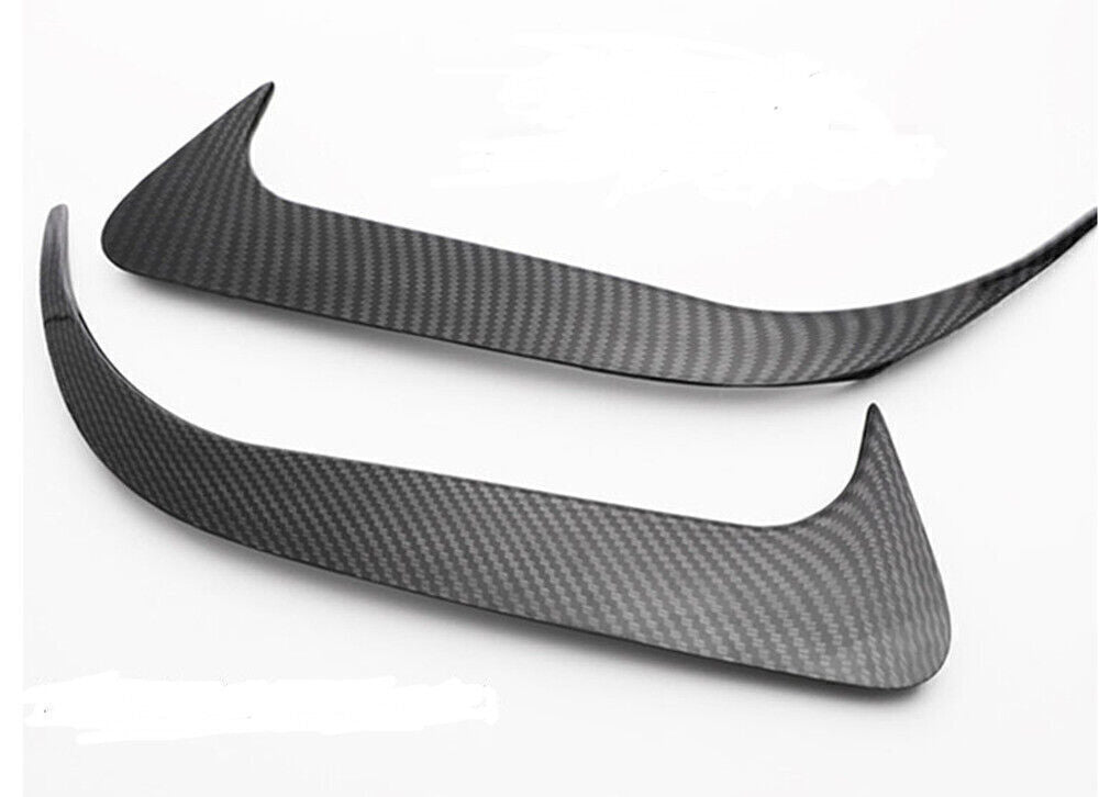 Black Canard Air Vent Cover Trim For Benz CLA250/200 W117 CLA45 Carbon Fiber