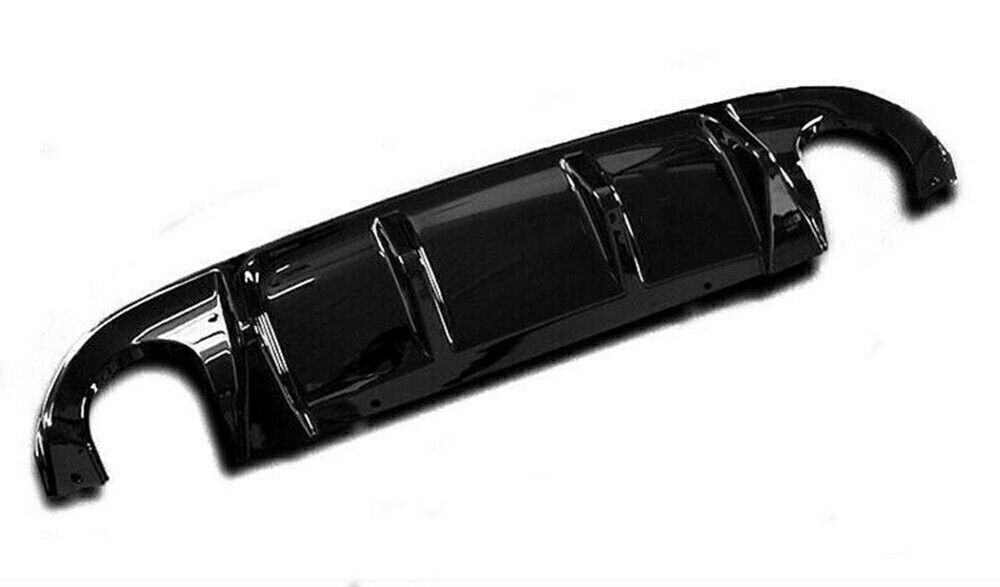 Rear Bumper Diffuser + Front Splitter Lip For Infiniti Q50 Q50S Sport 2014-2017