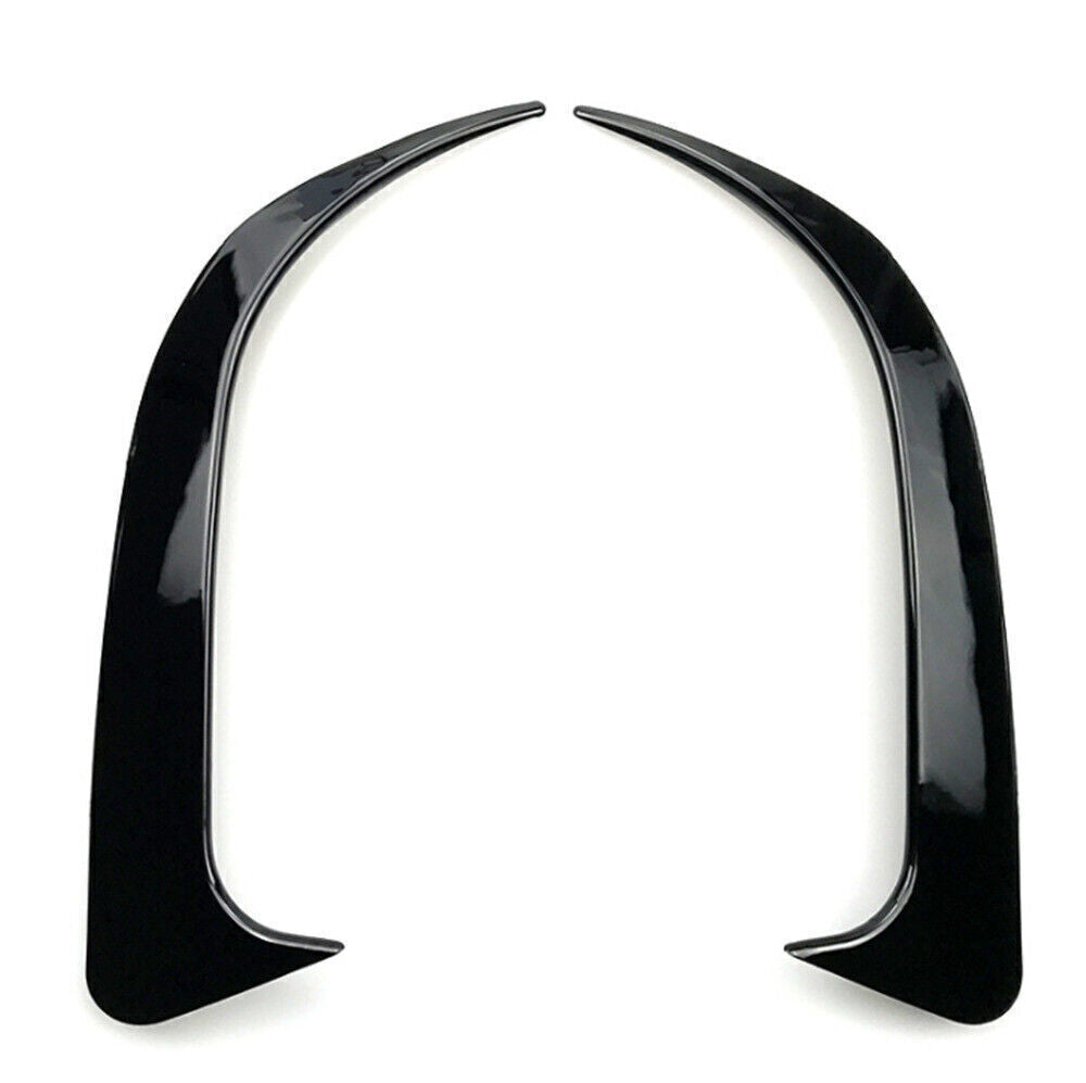 BLK Canard Air Vent Splitter Cover Trim For Benz W117 CLA250/200 Bumper CLA45