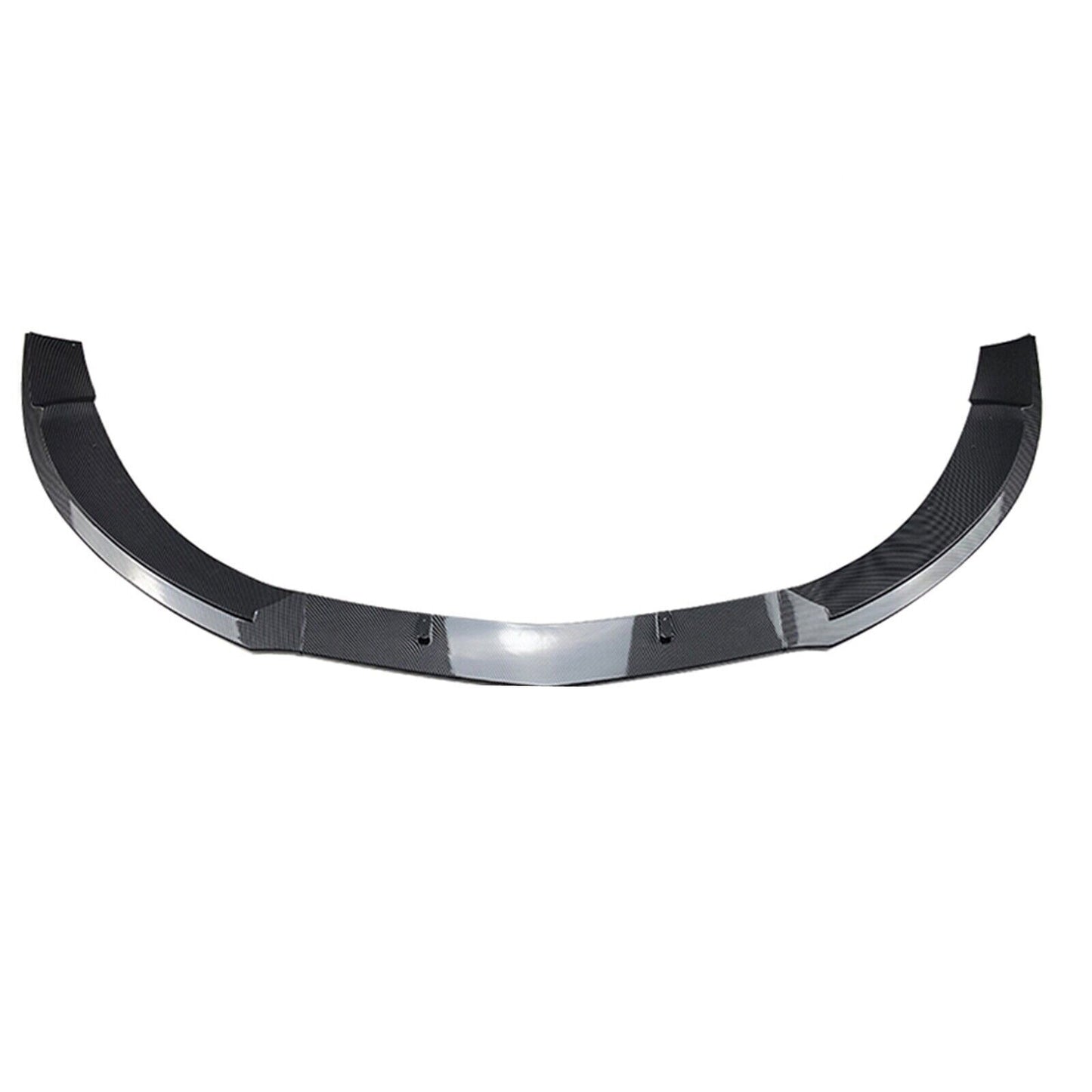 Front Bumper Spoiler Lip For Benz CLA Class C117 CLA45 AMG 2013-2015 Carbon Look