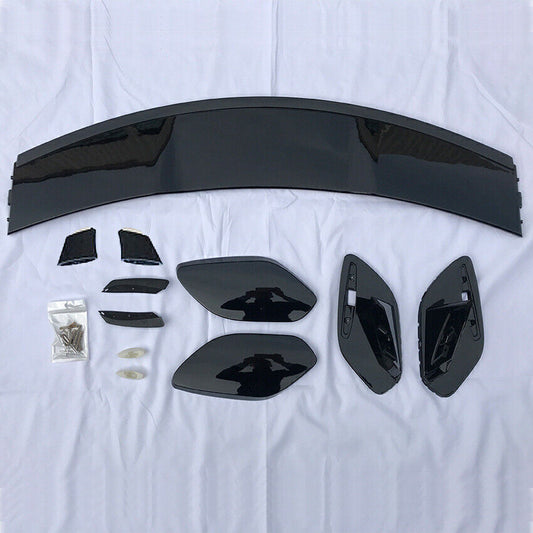 Black Rear Trunk Spoiler Wing Kit For Mercedes Benz W177 A220 A250 A35 ED1