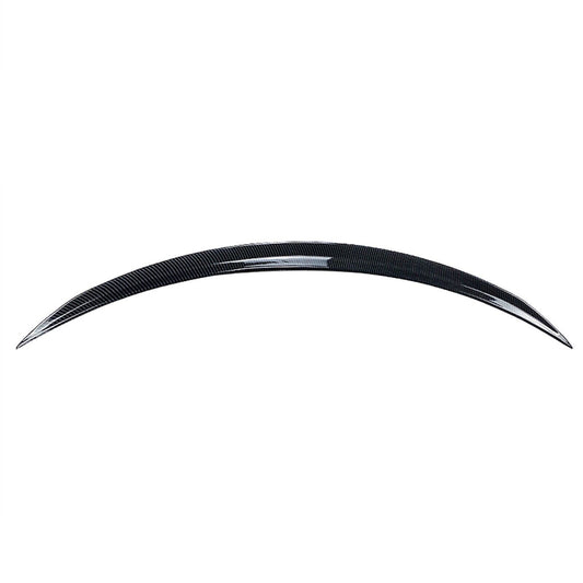 Rear Trunk Spoiler Lip For Mercedes Benz C-Class Coupe C205 2015-2021 Carbon Fiber