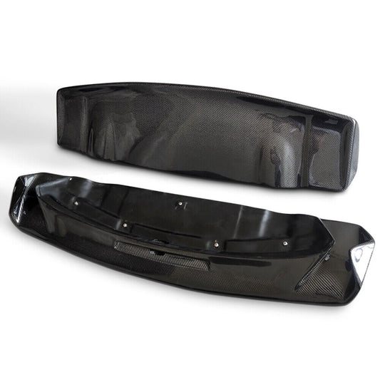 2Pcs Carbon Fiber Car Rear Roof Spoiler Boot Wing For VW Scirocco 2008 2009-2013