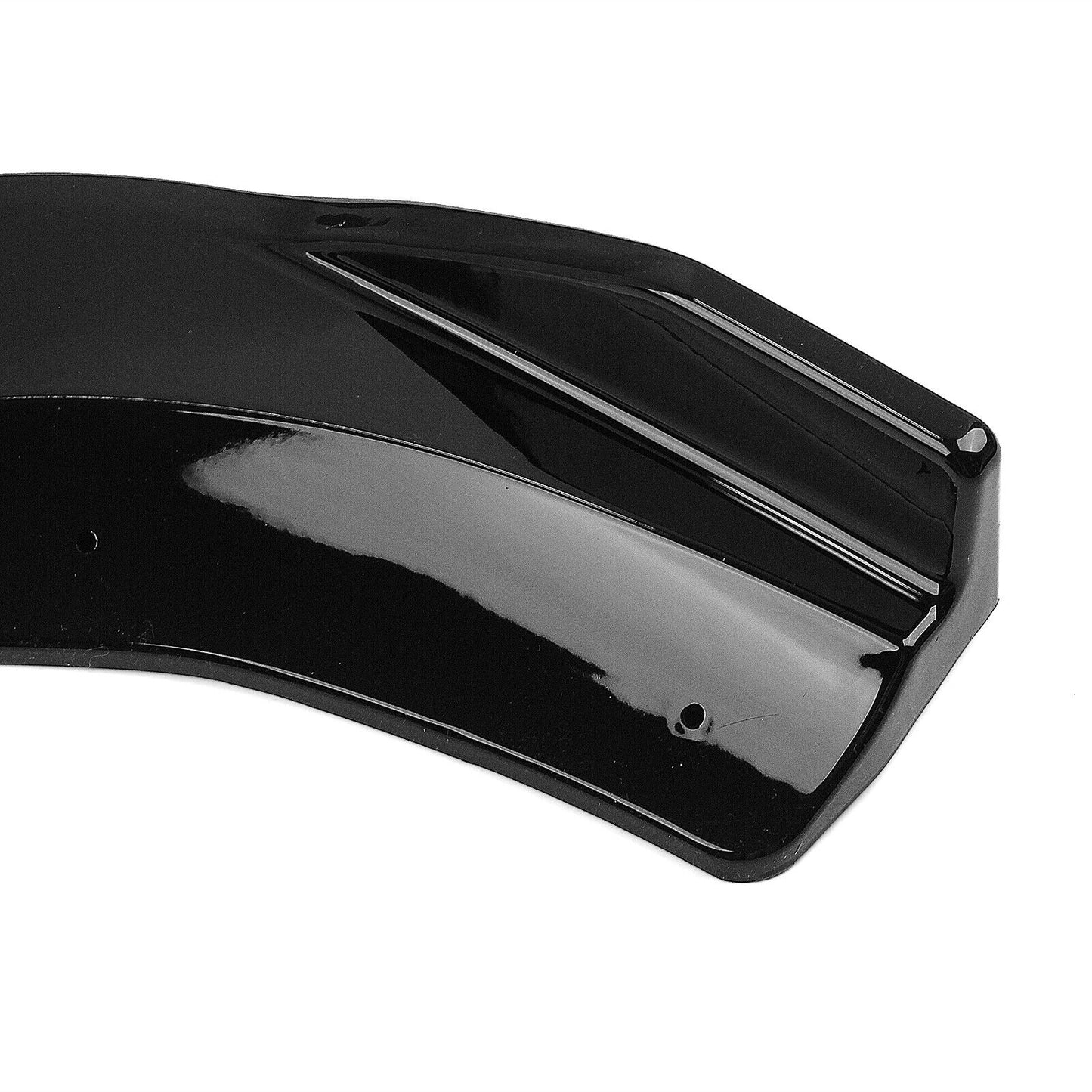 Front Bumper Lip Spoiler For Mercedes-Benz W204 C200 C250 C300 2008-2014 Black