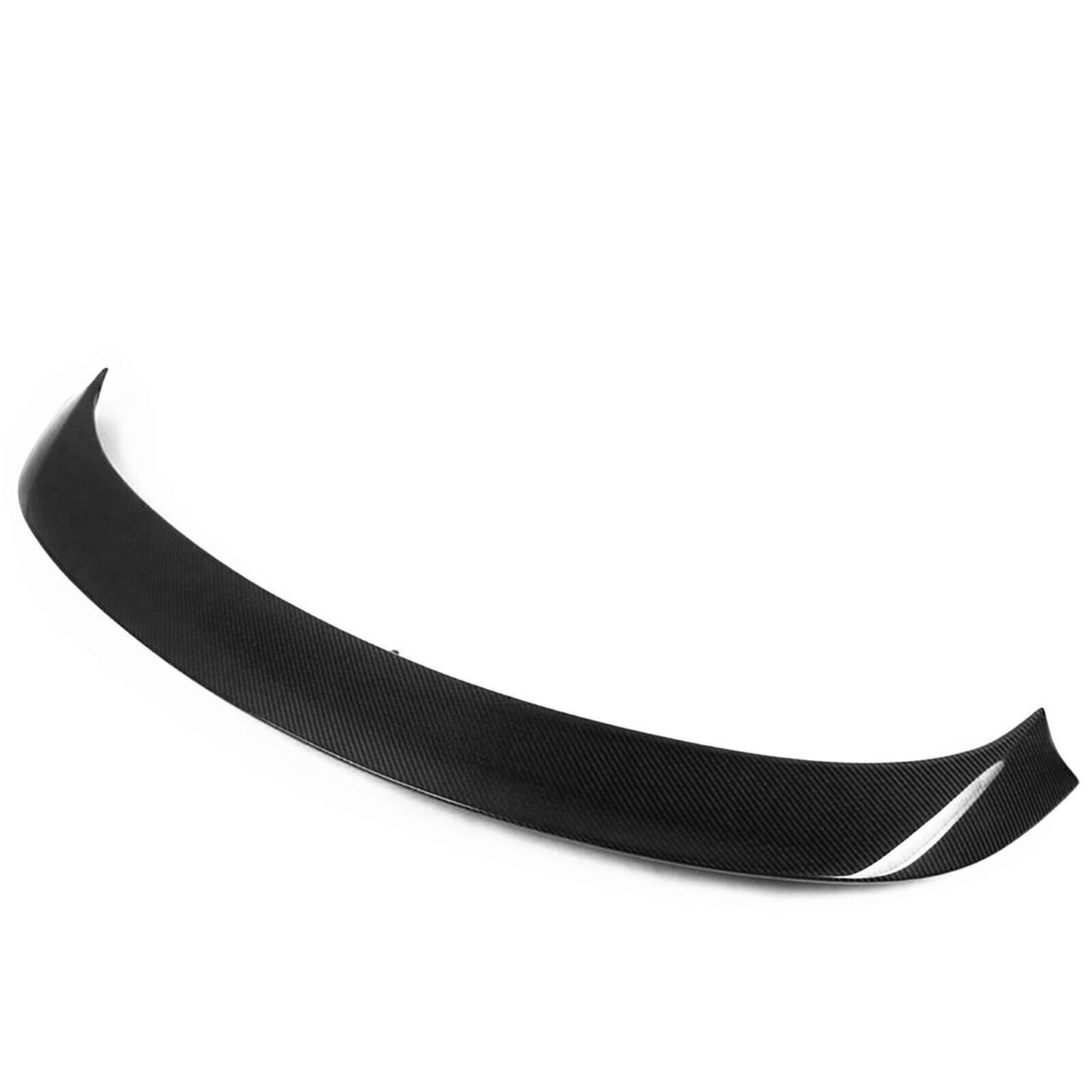 Car Rear Middle Spoiler Trunk Wing For Volkswagen Scirocco Carbon Fiber Black