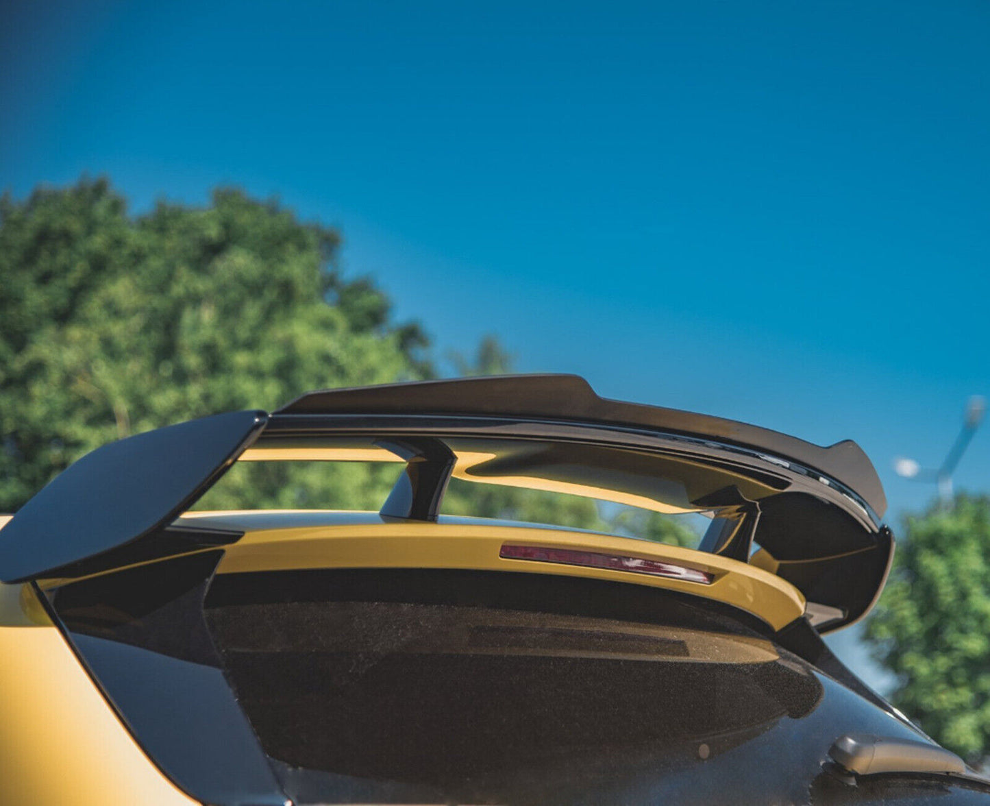 Black Rear Spoiler Wing Lip For Mercedes Benz A Class AMG A35 A45S 2019-2022