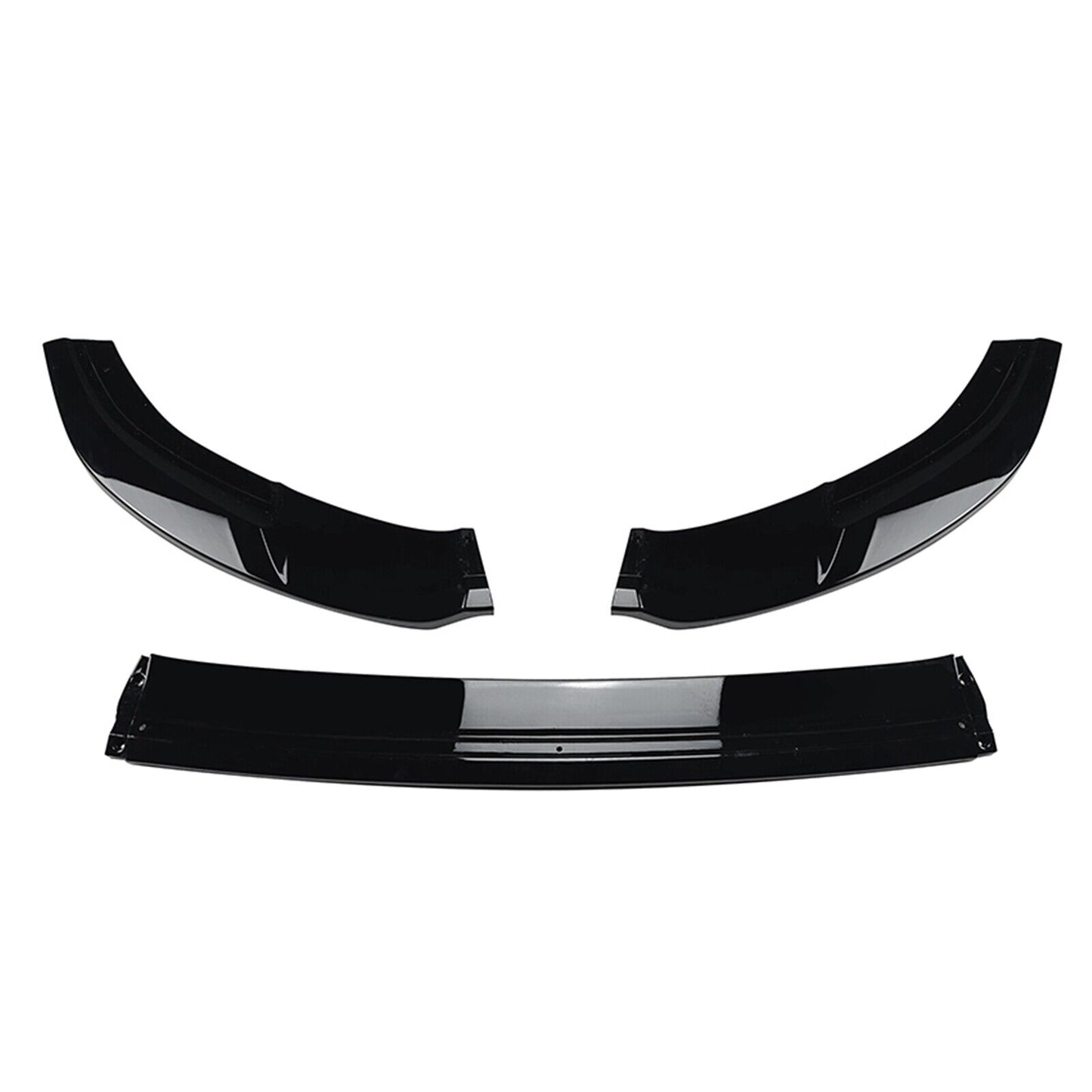 Front Bumper Spoiler Lip Kit For Volkswagen Golf 7 MK7 GTI R Rline 2013-2016 BLK