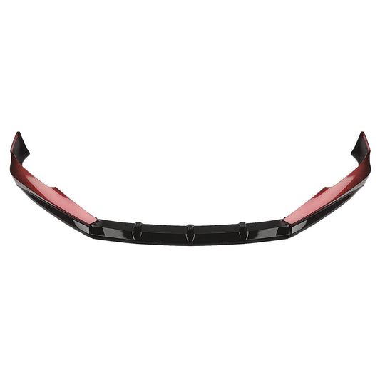 1Set Red Front Bumper Spoiler Lip Splitter Kit For Honda Accord 2021-22 AKASAKA