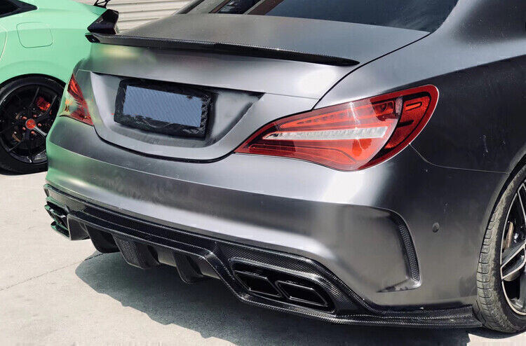 Carbon Fiber FD Style Rear Spoiler Lip For Benz CLA W117 C117 CLA45 2013-2019