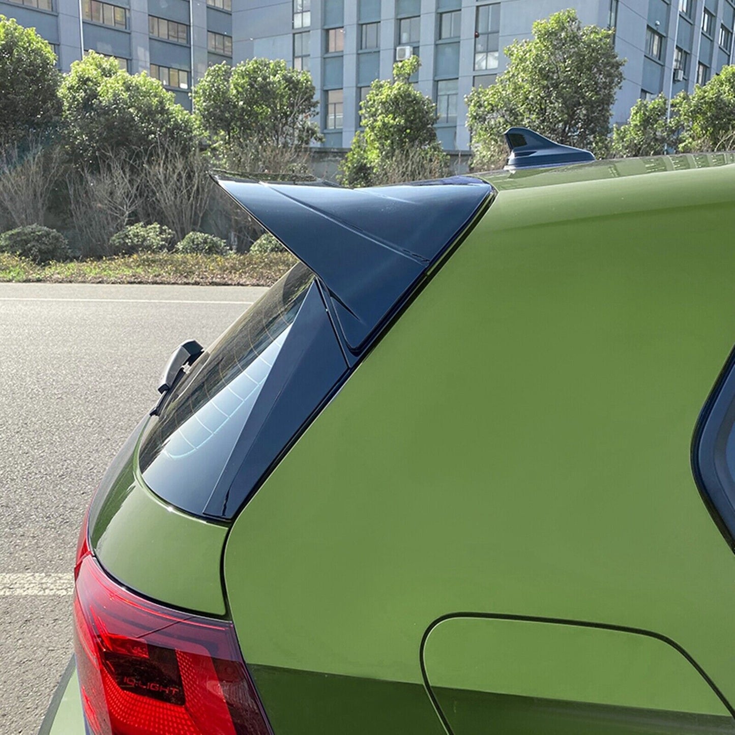 Car Rear Trunk Spoiler Wing For VW Golf MK8 20-23 GTD GTE GTI R Hatchback Black