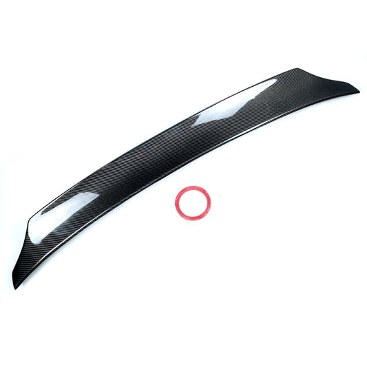 1Set Carbon Fiber Rear Trunk Spoiler Lip Wing For Subaru Legacy 2005-2008 Black