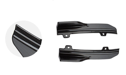 6Pcs Carbon Fiber Front Spoiler Rear Diffuser Side Cover For Honda Accord 2018