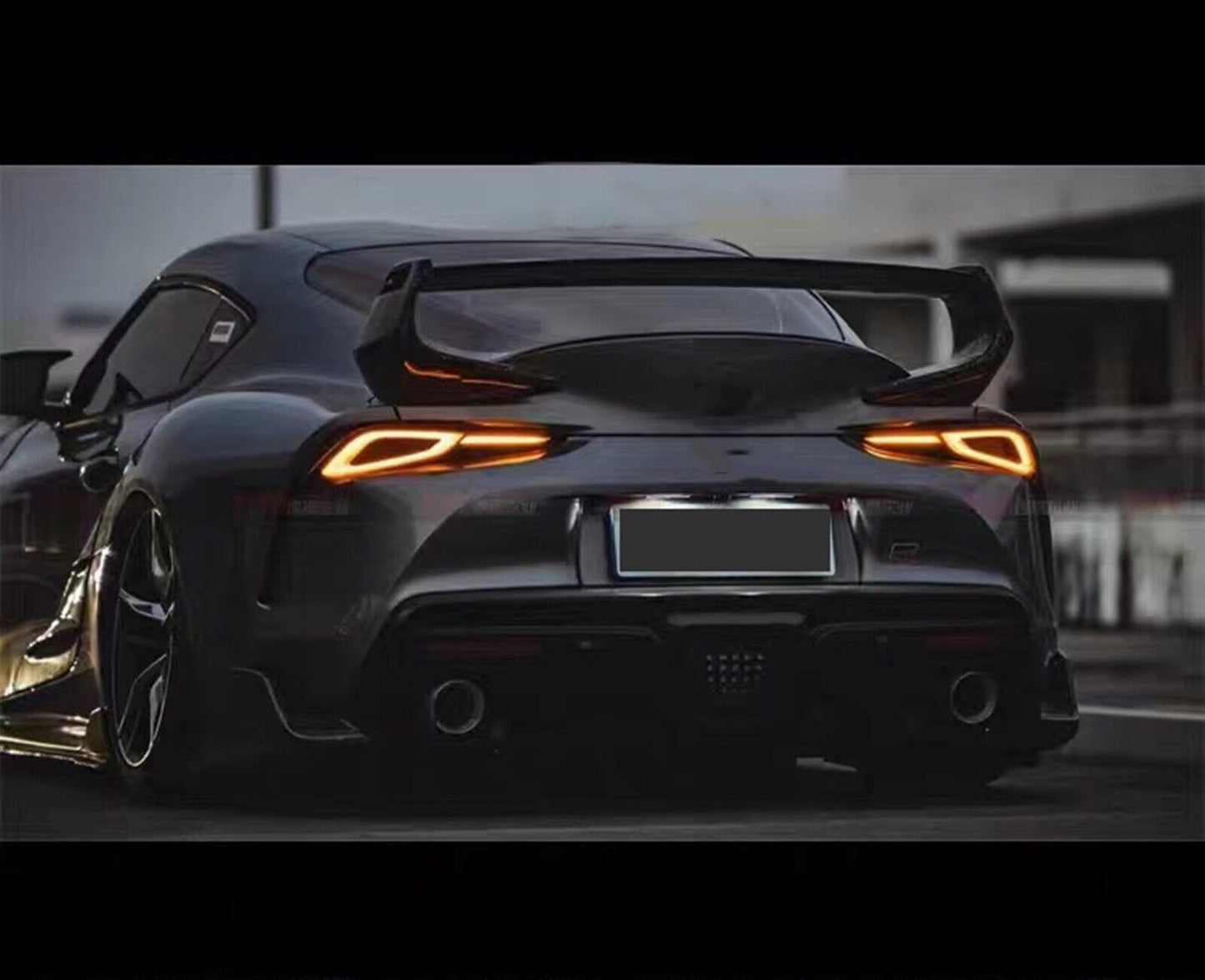 Car Rear Trunk Spoiler Roof Wing For Toyota Supra GR A90 A91 MK5 2020-2023 Matte