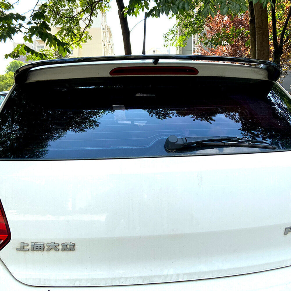 Gloss Black Car Rear Trunk Wing Lip Spoiler Wing For VW POLO 2011 2012 2013-2018