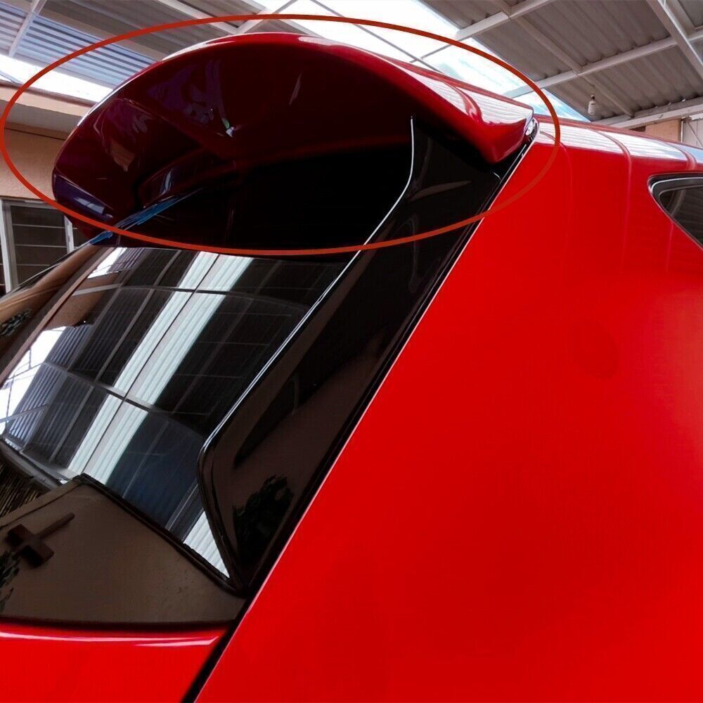 Rear Side Spoiler Wing For Seat Leon FR MK3 MK3.5 2013-2021 Carbon Fiber Look