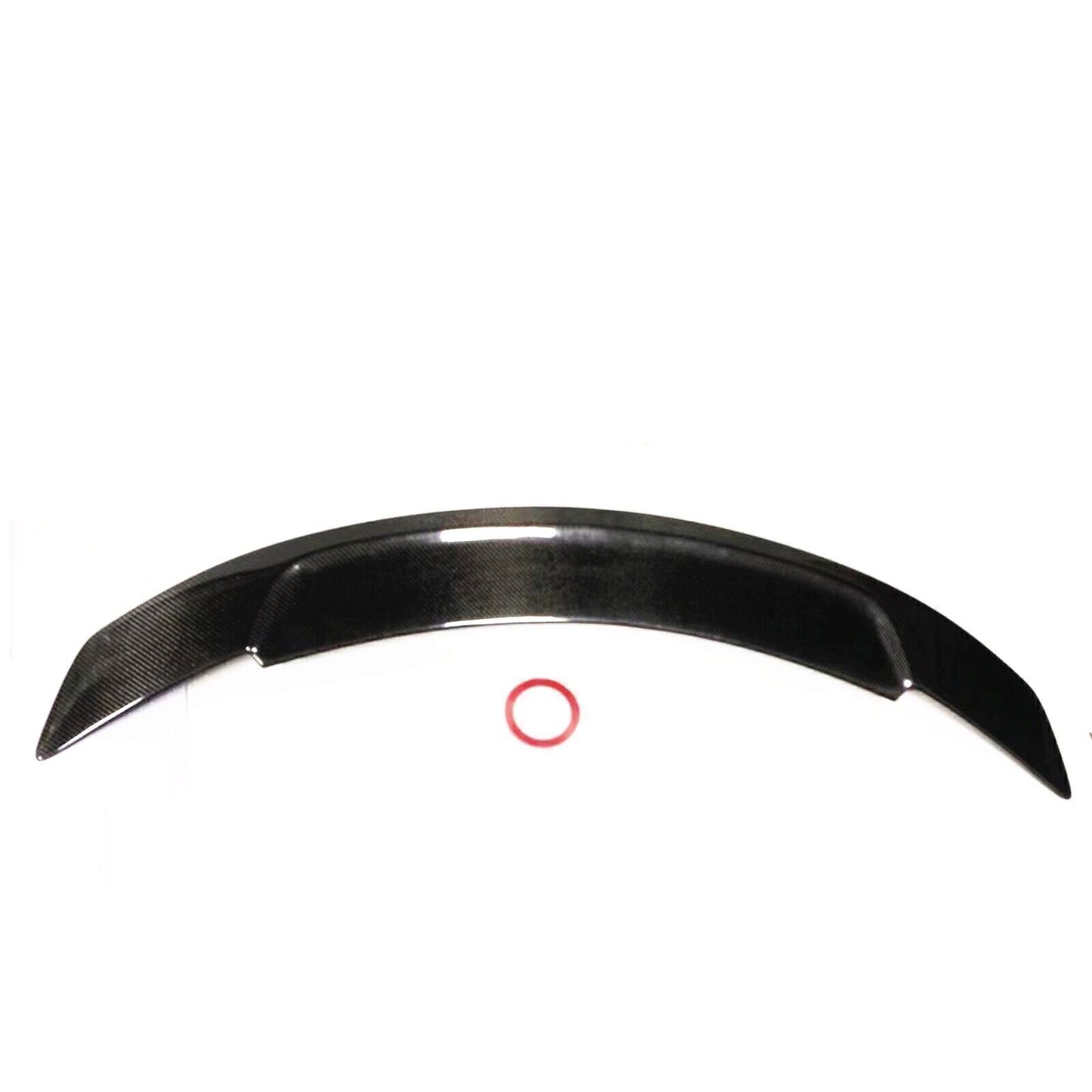 1Set Real Carbon Fiber Rear Roof Trunk Spoiler Wing Lip For Jaguar XF 2016-2020