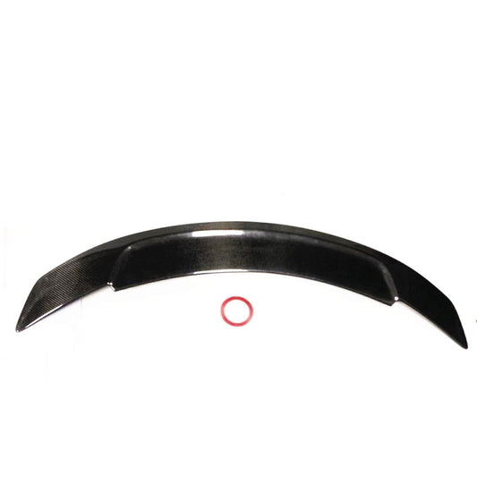 1Set Real Carbon Fiber Rear Roof Trunk Spoiler Wing Lip For Jaguar XF 2016-2020